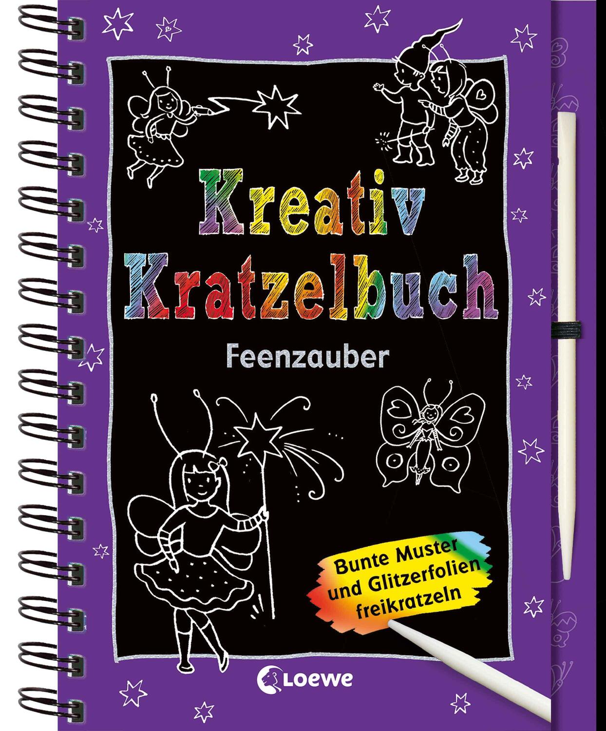 Cover: 9783785580240 | Kreativ-Kratzelbuch: Feenzauber | Taschenbuch | Kreativ-Kratzelbuch