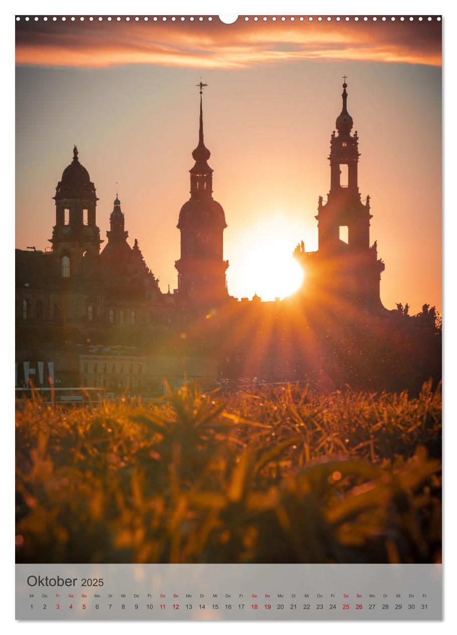 Bild: 9783435873197 | Elbstadt Dresden (Wandkalender 2025 DIN A2 hoch), CALVENDO...