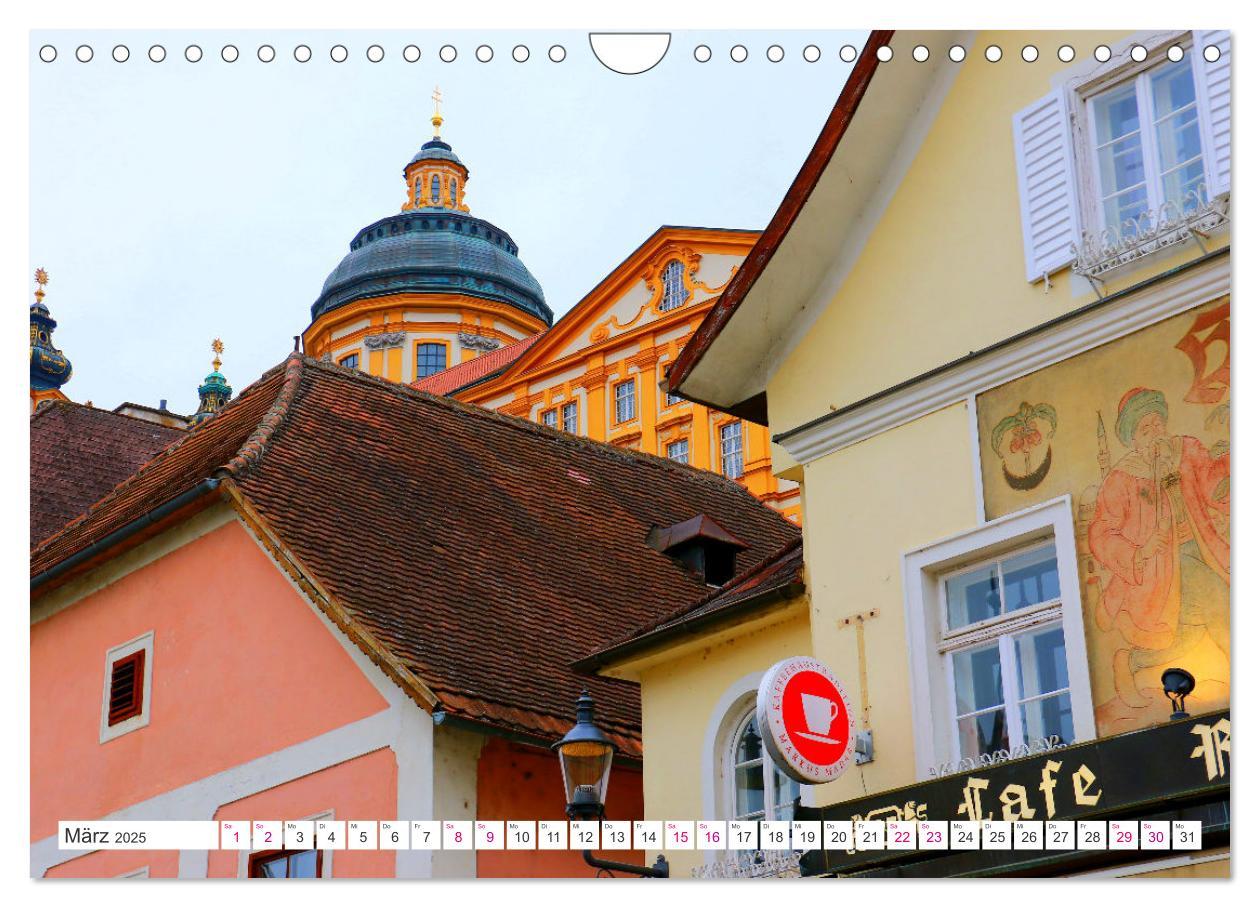 Bild: 9783457138960 | Ansichten vom Stift in Melk (Wandkalender 2025 DIN A4 quer),...