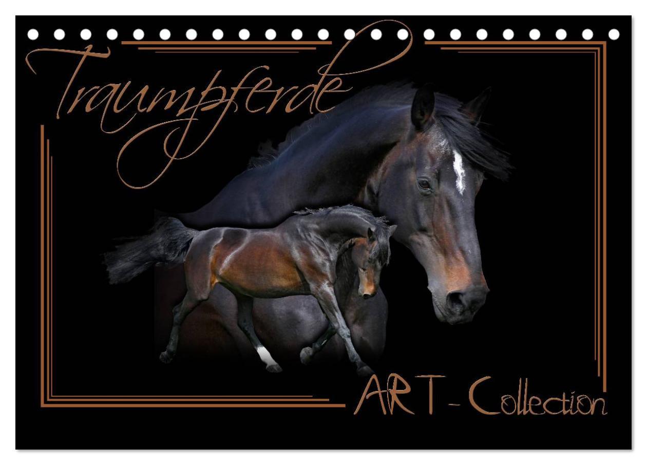 Cover: 9783435697472 | Traumpferde-ART-Collection (Tischkalender 2025 DIN A5 quer),...