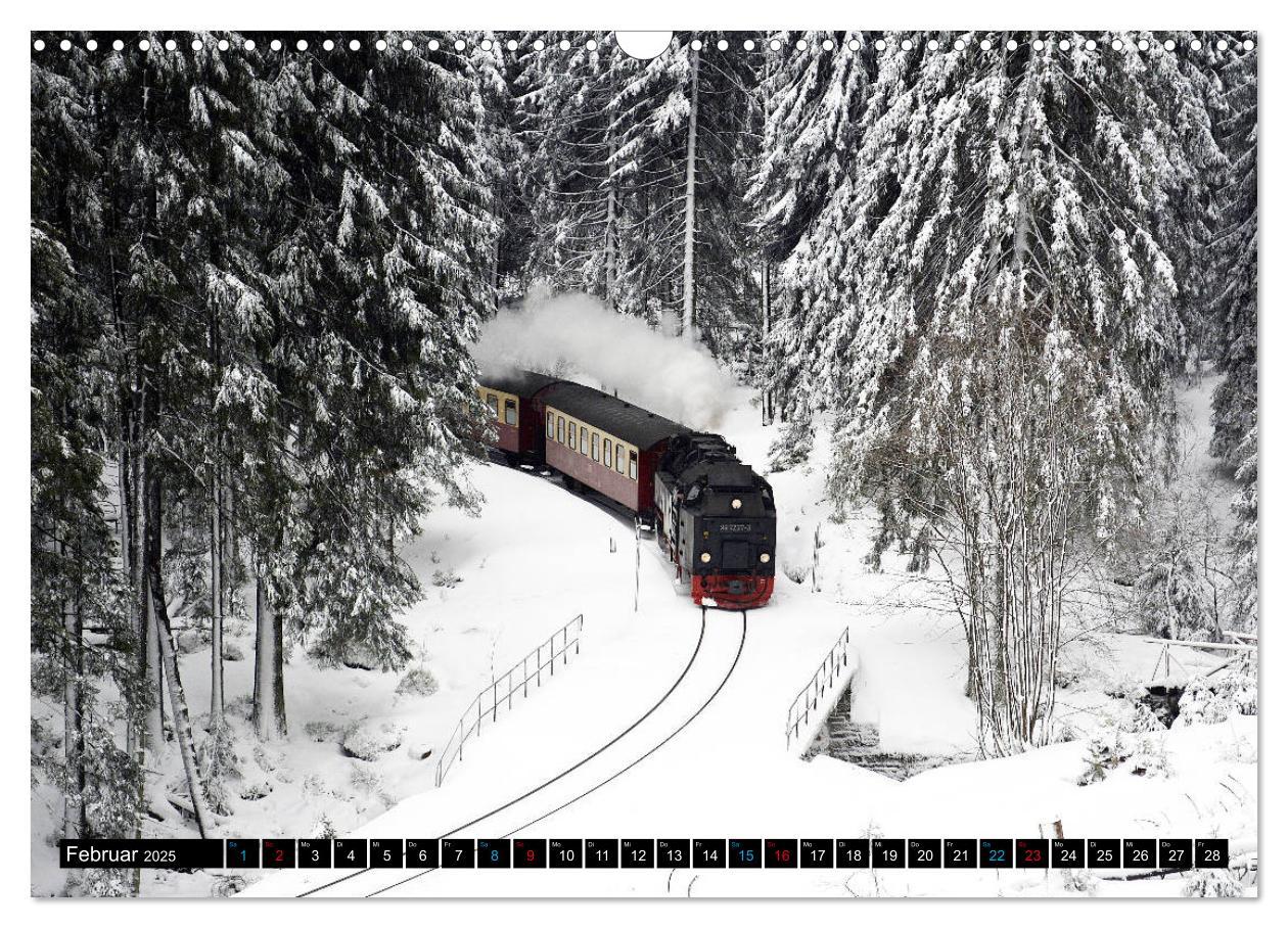 Bild: 9783435352678 | Dampf am Brocken - Die Harzquerbahn (Wandkalender 2025 DIN A3...