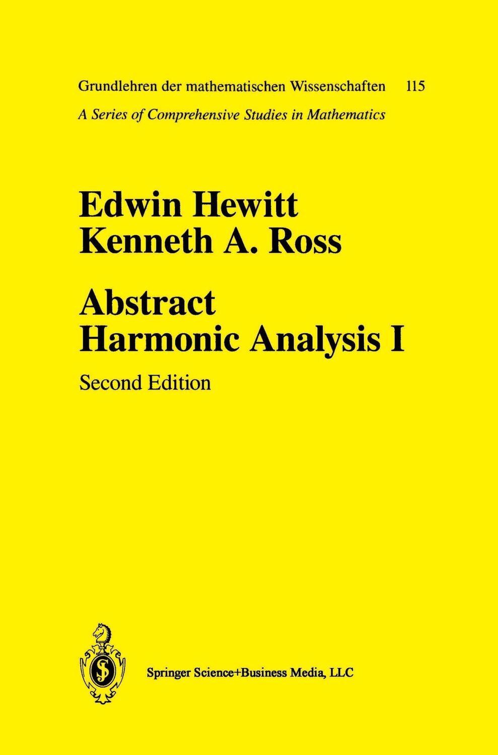 Cover: 9780387941905 | Abstract Harmonic Analysis | Kenneth A. Ross (u. a.) | Taschenbuch