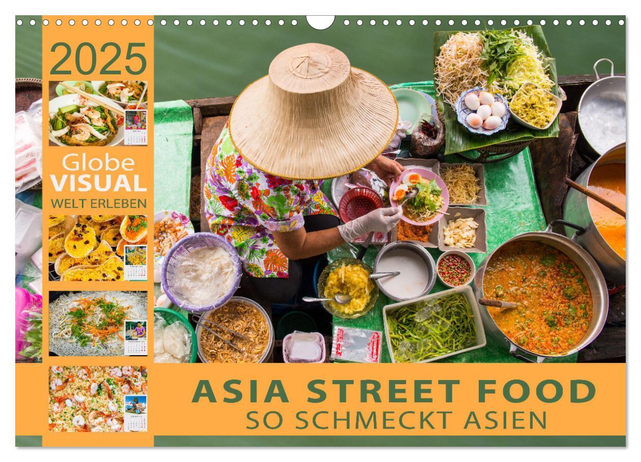 Cover: 9783435085118 | ASIA STREET FOOD - So schmeckt Asien (Wandkalender 2025 DIN A3...