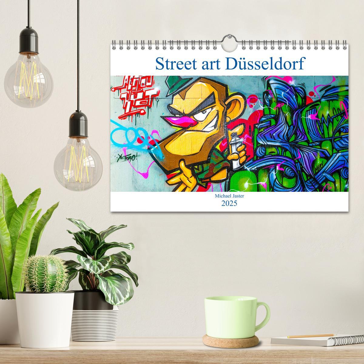 Bild: 9783435226221 | Street art Düsseldorf Michael Jaster (Wandkalender 2025 DIN A4...