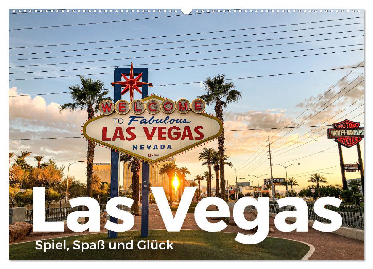 Cover: 9783435007677 | Las Vegas - Spiel, Spaß und Glück (Wandkalender 2025 DIN A2 quer),...