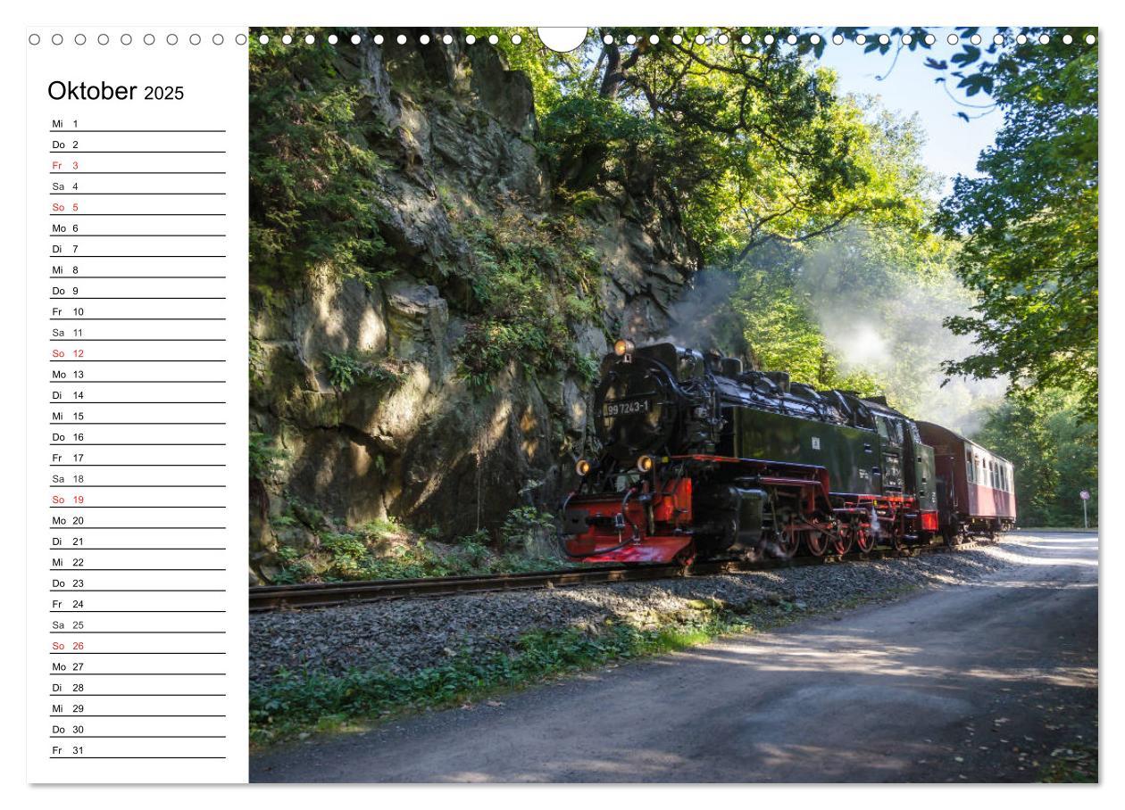 Bild: 9783435217069 | Schmalspurbahnen im Harz (Wandkalender 2025 DIN A3 quer), CALVENDO...