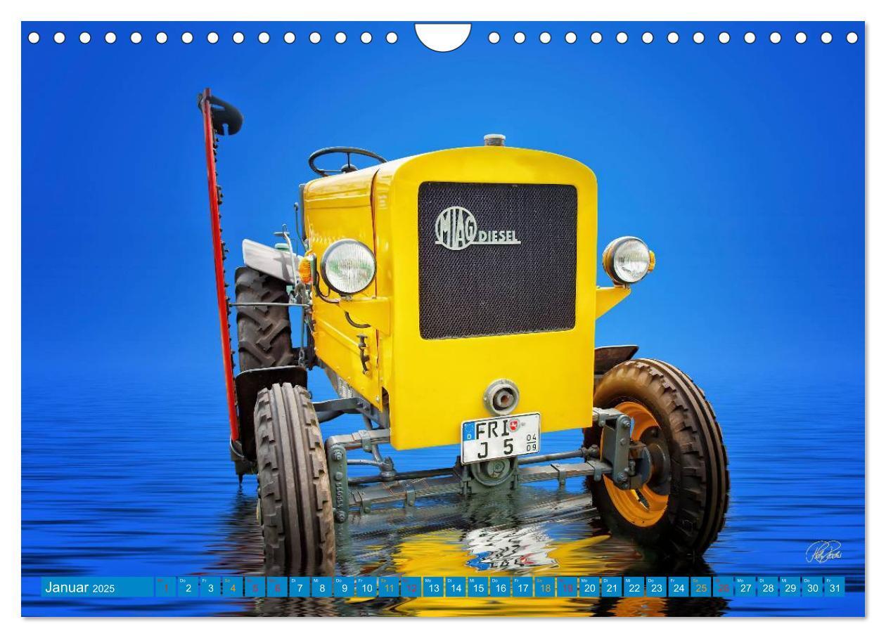 Bild: 9783435600298 | Traktor - Oldtimer (Wandkalender 2025 DIN A4 quer), CALVENDO...