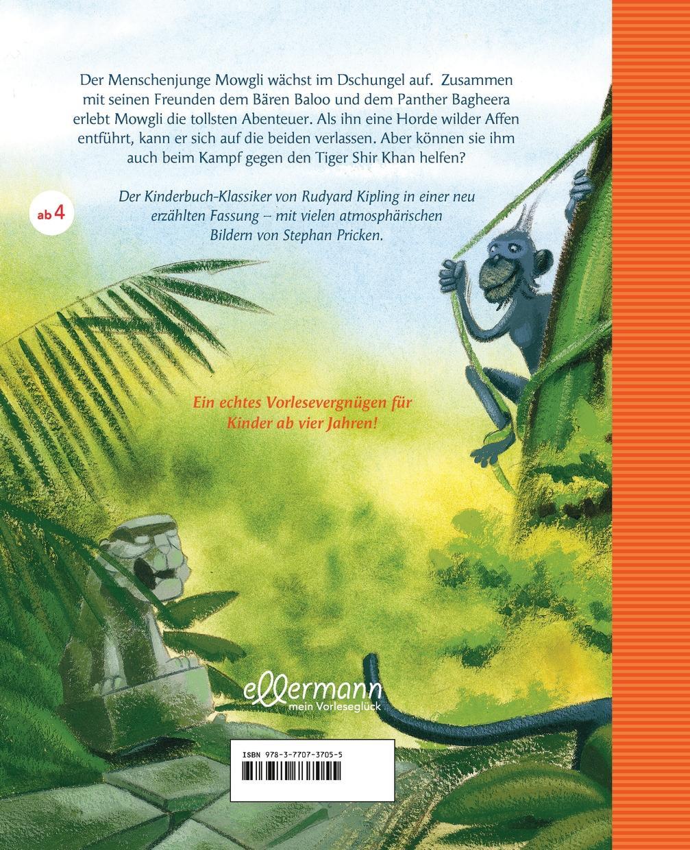 Rückseite: 9783770737055 | Klassiker zum Vorlesen - Das Dschungelbuch | Angie Westhoff | Buch