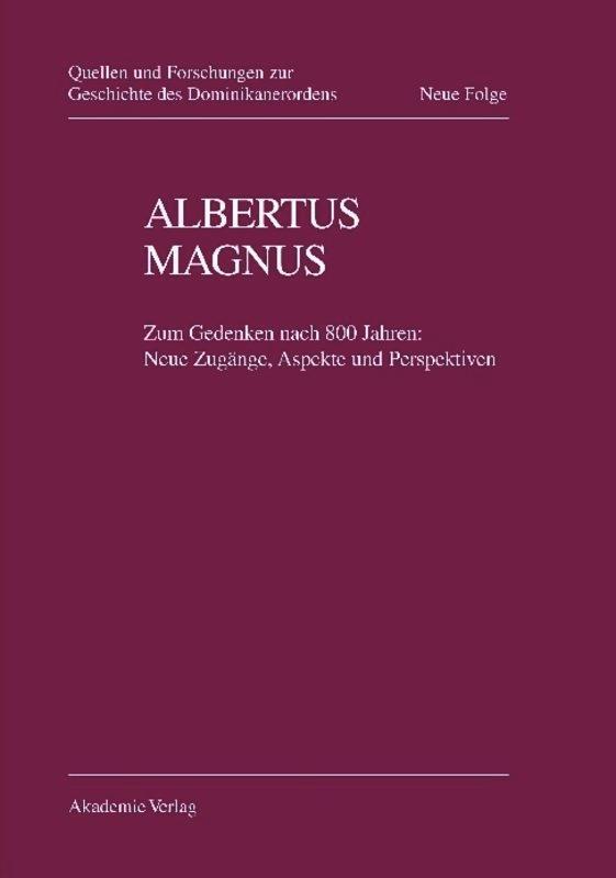 Cover: 9783050035635 | Albertus Magnus | Walter Senner Op | Buch | HC runder Rücken kaschiert