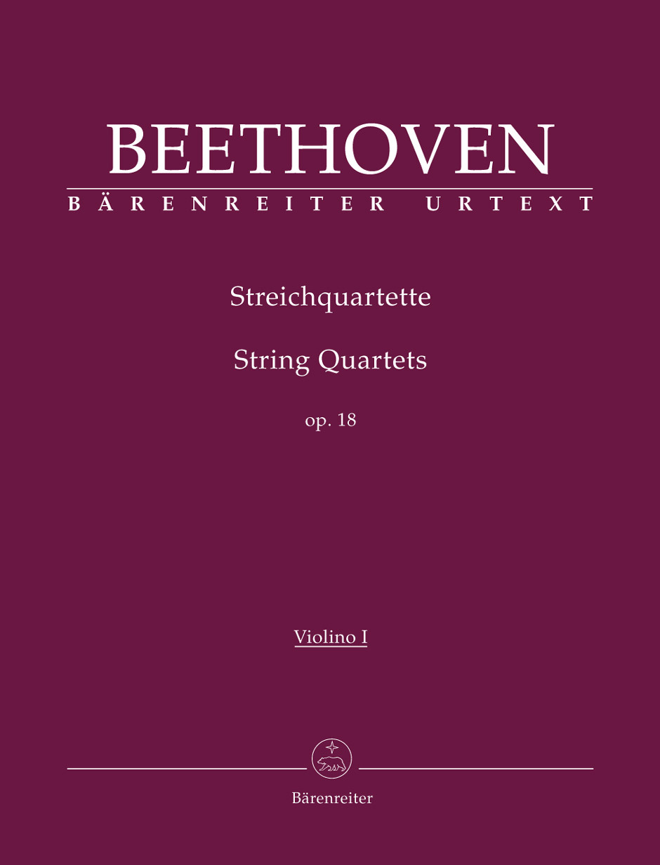 Cover: 9790006532988 | Streichquartette/String Quartets op 18 Nr 1-6 | Ludwig van Beethoven