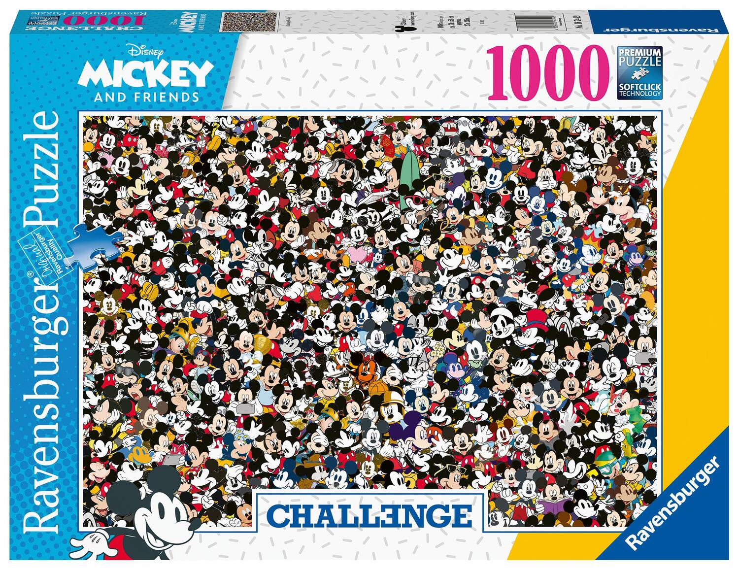 Cover: 4005556167449 | Ravensburger Puzzle 16744 - Mickey Challenge - 1000 Teile Disney...