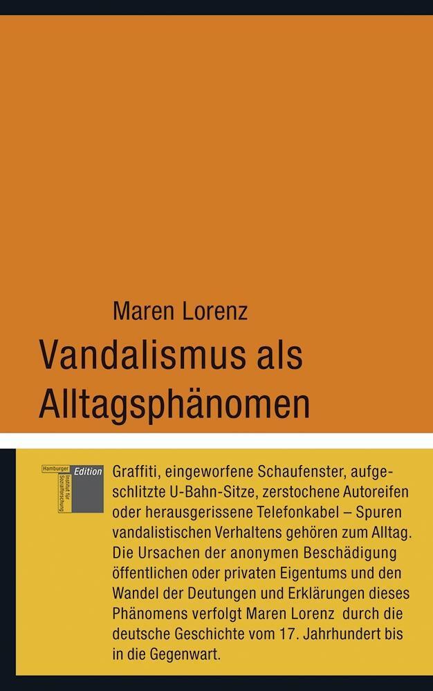 Cover: 9783868542042 | Vandalismus als Alltagsphänomen | kleine reihe | Maren Lorenz | Buch