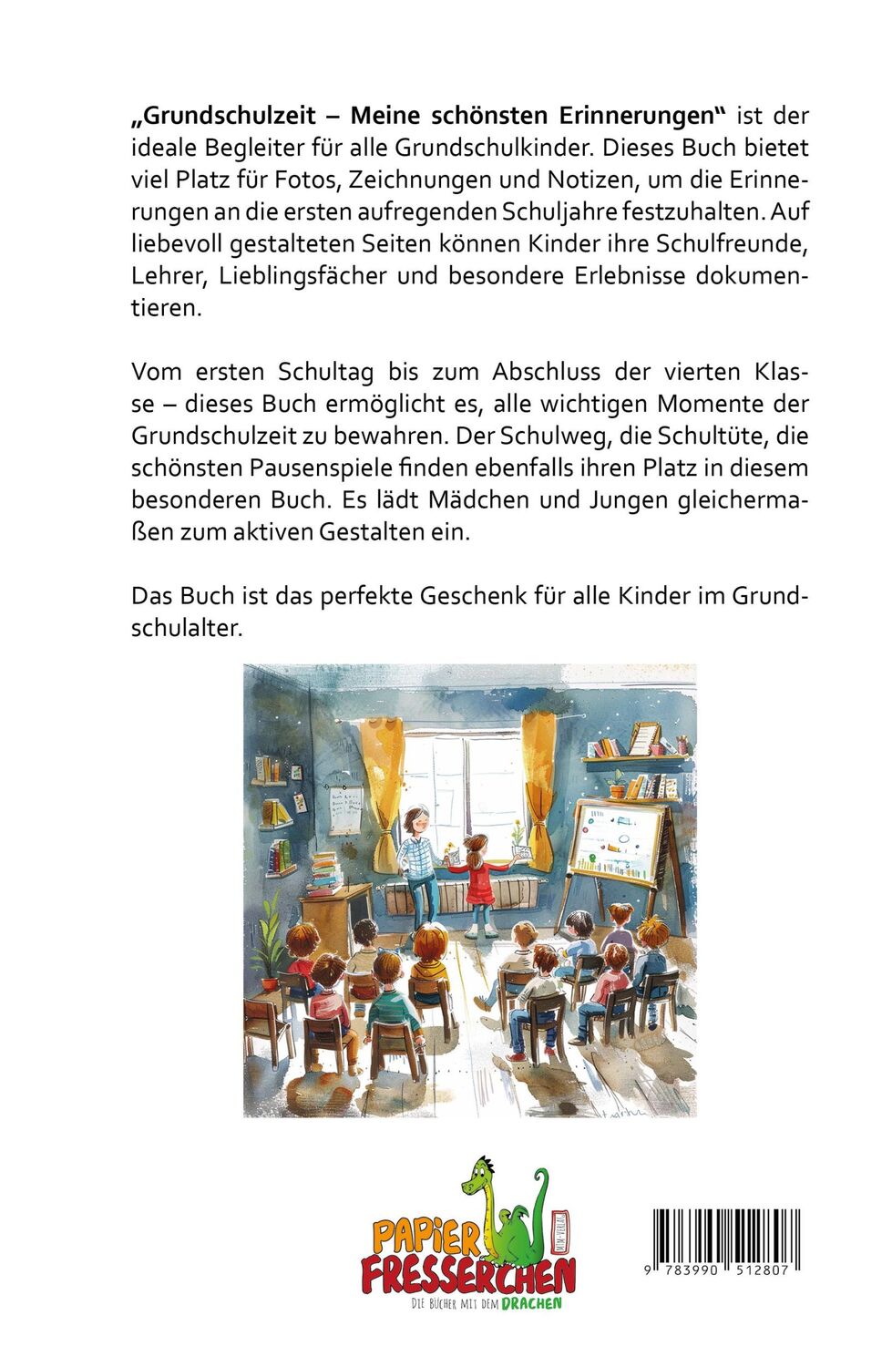 Rückseite: 9783990512807 | Grundschulzeit - Meine schönsten Erinnerungen | Nanja Holland | Buch