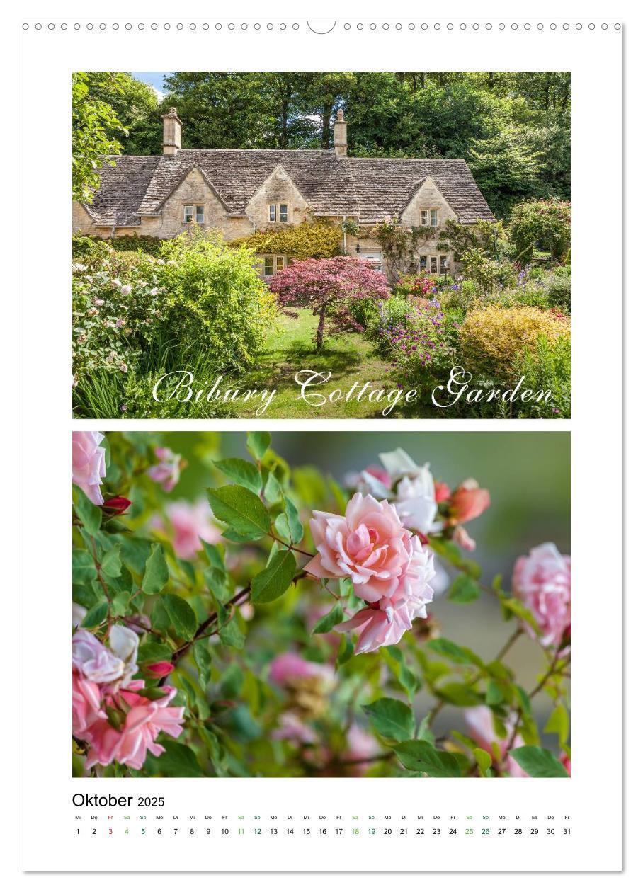 Bild: 9783457033296 | Gartenparadiese in England (Wandkalender 2025 DIN A2 hoch),...