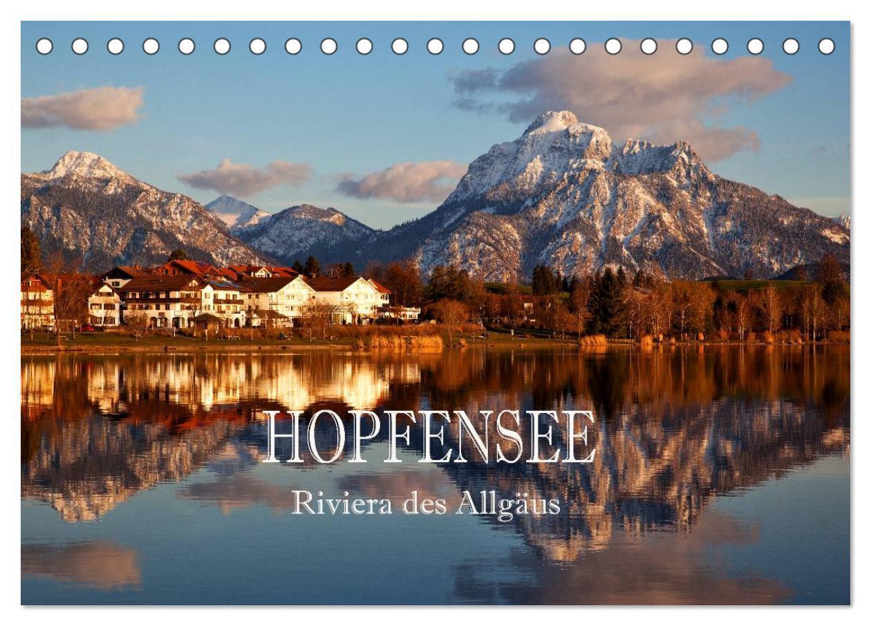 Cover: 9783435484072 | Hopfensee - Riviera des Allgäus (Tischkalender 2025 DIN A5 quer),...