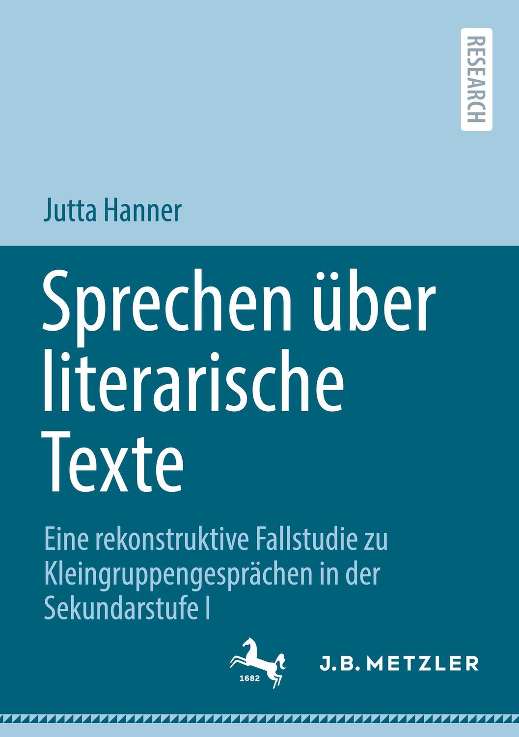 Cover: 9783662646304 | Sprechen über literarische Texte | Jutta Hanner | Taschenbuch | xxv