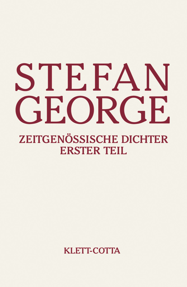 Cover: 9783608951196 | Sämtliche Werke in 18 Bänden, Band 15. Zeitgenössische Dichter...