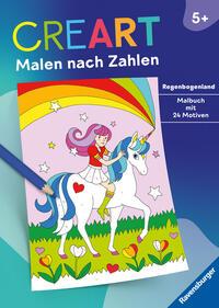 Cover: 9783473488742 | Ravensburger CreArt Malen nach Zahlen ab 5: Regenbogenland,...