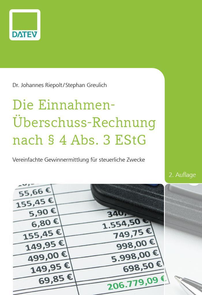 Cover: 9783962760342 | Die Einnahmen-Überschuss-Rechnung nach § 4 Abs. 3 EStG, 2. Auflage