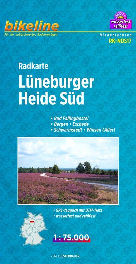 Cover: 9783850003513 | Bikeline Fahrradkarte Deutschland Lüneburger Heide Süd 1:75.000 | 2012