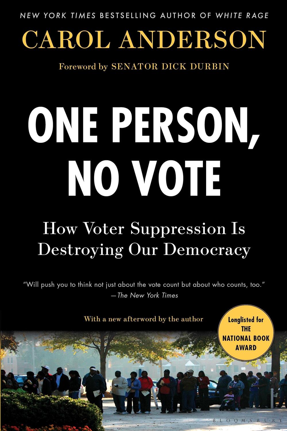 Cover: 9781635571394 | One Person, No Vote: How Voter Suppression Is Destroying Our Democracy