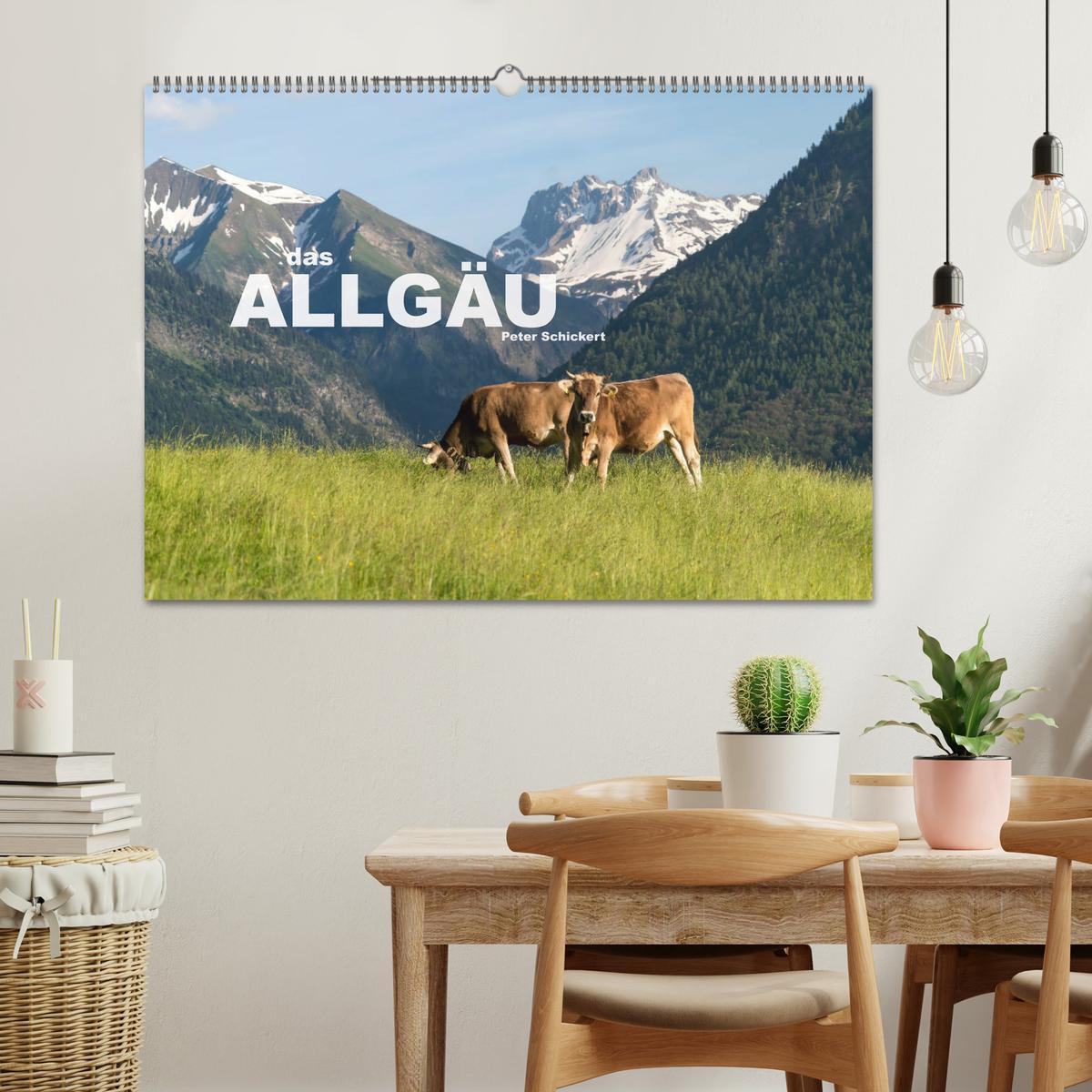 Bild: 9783435453368 | das Allgäu (Wandkalender 2025 DIN A2 quer), CALVENDO Monatskalender