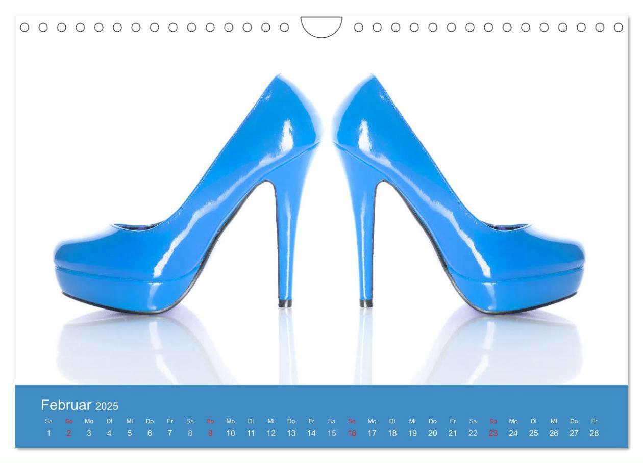 Bild: 9783435458929 | Farbenfrohe High Heels (Wandkalender 2025 DIN A4 quer), CALVENDO...