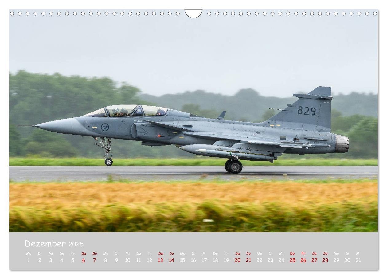 Bild: 9783435160068 | Saab Airpower (Wandkalender 2025 DIN A3 quer), CALVENDO Monatskalender