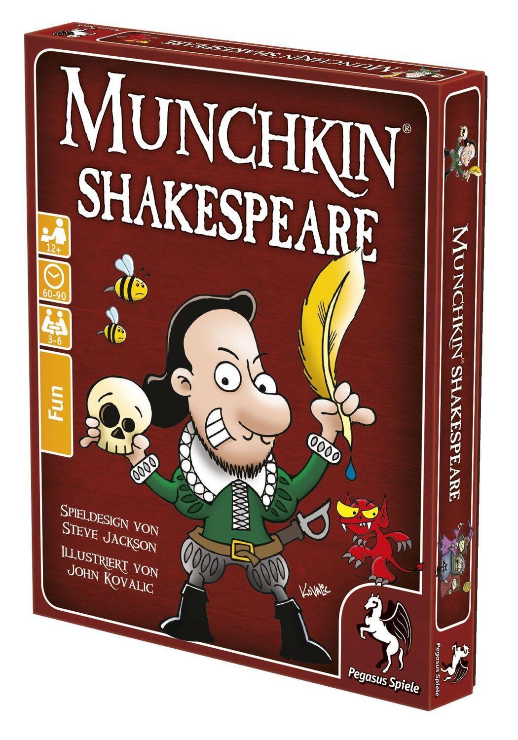 Bild: 4250231714443 | Munchkin Shakespeare | Spiel | Deutsch | 2017 | Pegasus