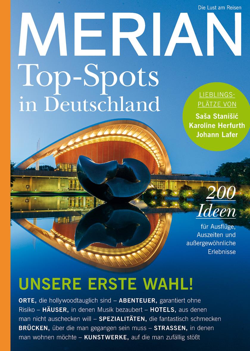 Cover: 9783834233073 | MERIAN Magazin Top-Spots in Deutschland 12/21 | Jahreszeiten Verlag