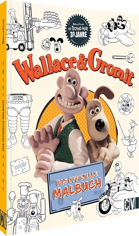 Cover: 9783841102959 | Wallace und Gromit Das offizielle Malbuch | Taschenbuch | 80 S. | 2023