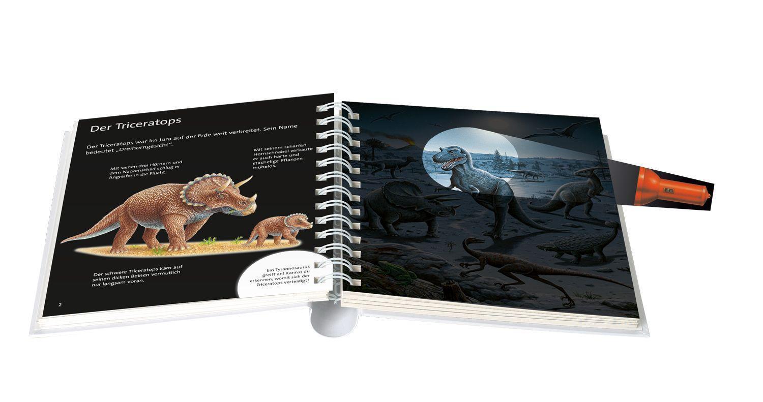 Bild: 9783737357777 | Mein großes Buch der Dinosaurier | Licht an! | Gravier-Badreddine