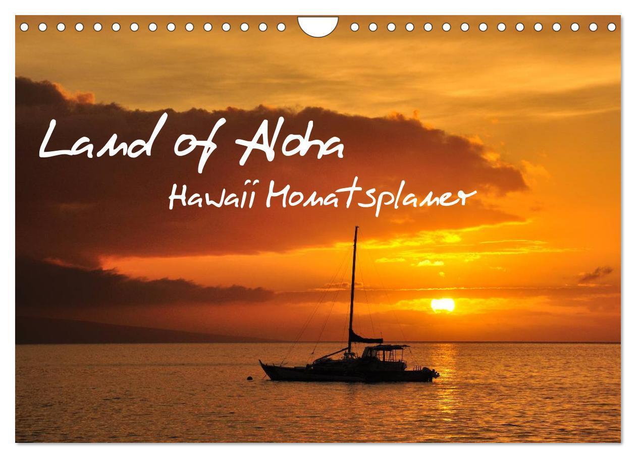 Cover: 9783435783649 | Land of Aloha - Hawaii Monatsplaner (Wandkalender 2025 DIN A4...