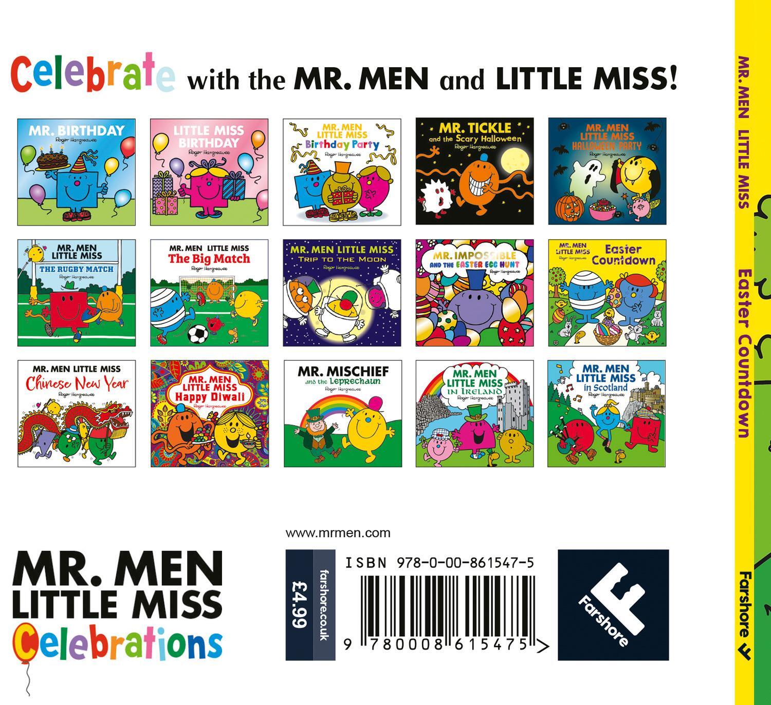 Rückseite: 9780008615475 | Mr Men Little Miss Easter Countdown | Taschenbuch | Englisch | 2024