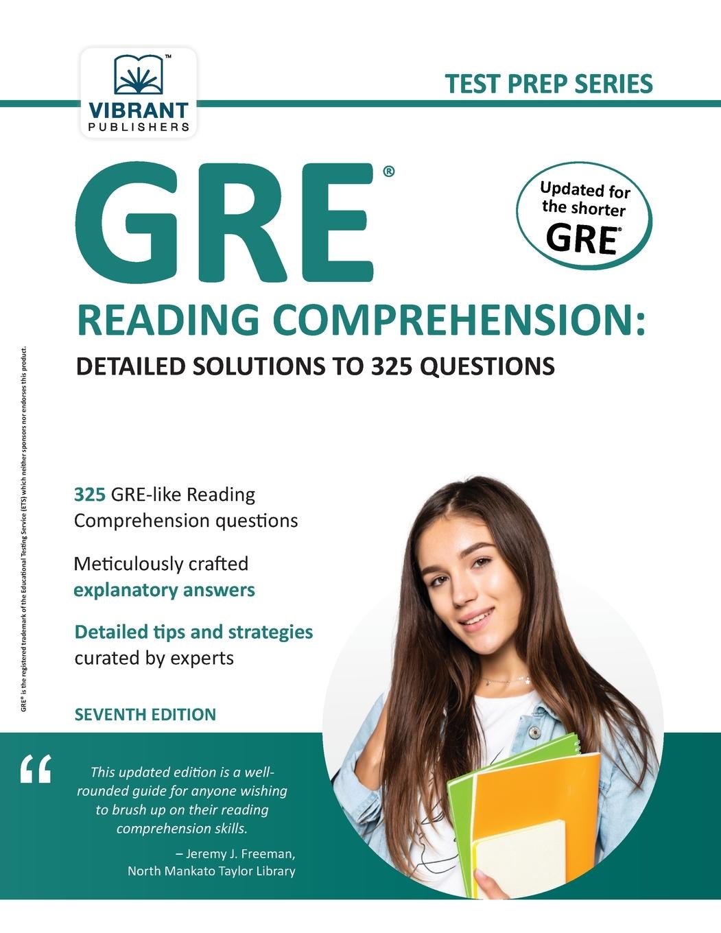 Cover: 9781636512044 | GRE Reading Comprehension | Detailed Solutions to 325 Questions | Buch