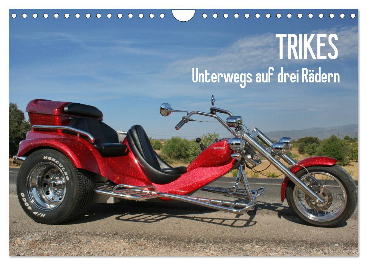 Cover: 9783383233869 | Trikes - Unterwegs auf drei Rädern (Wandkalender 2024 DIN A4 quer),...