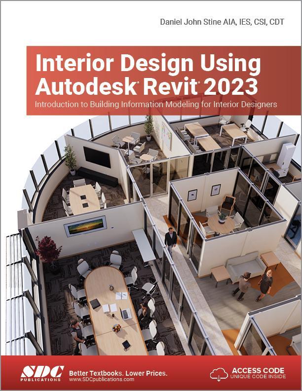 Cover: 9781630575137 | Interior Design Using Autodesk Revit 2023 | Daniel John Stine | Buch