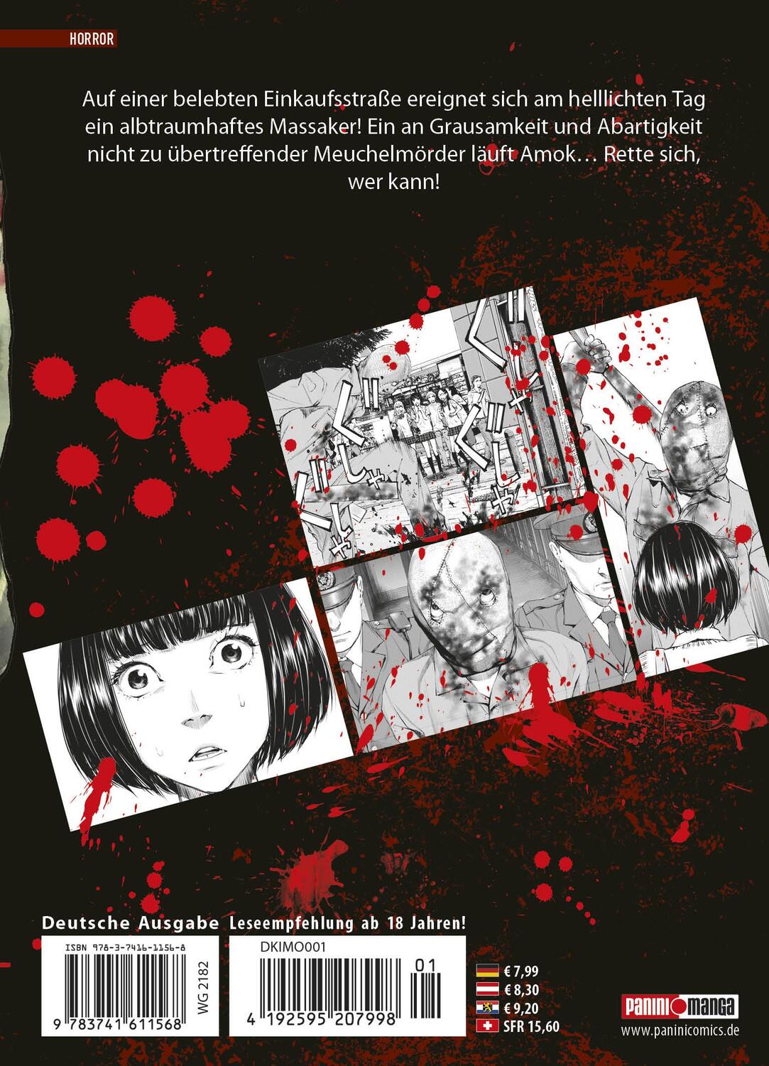 Rückseite: 9783741611568 | Killing Morph | Bd. 1 | Masaya Hokazono (u. a.) | Taschenbuch | 204 S.