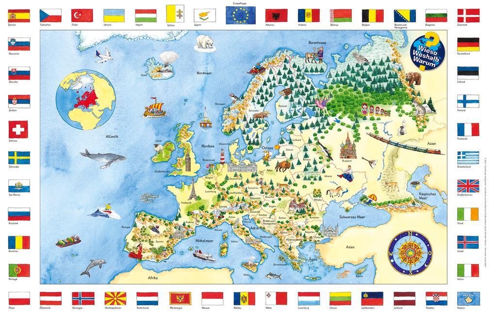 Bild: 9783473329816 | Wieso? Weshalb? Warum?: Mein erster Europa-Atlas | Andrea Erne | Buch