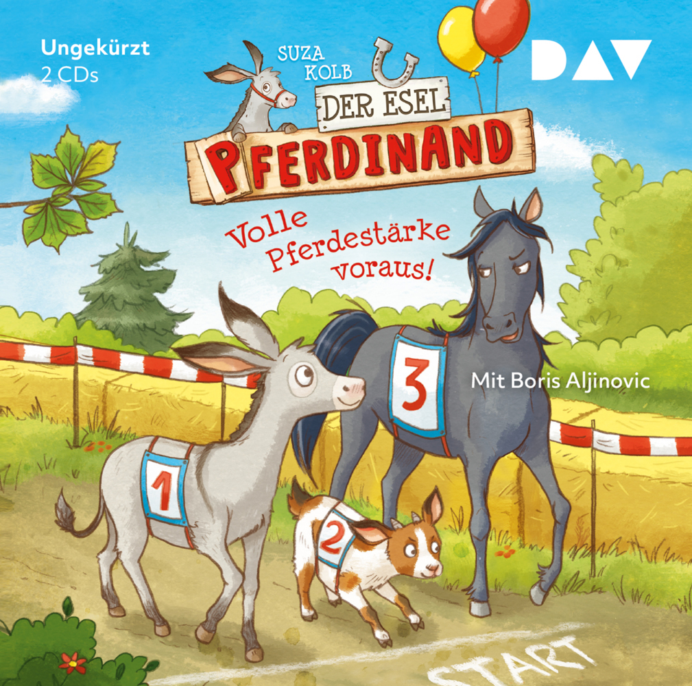 Cover: 9783742401809 | Der Esel Pferdinand - Volle Pferdestärke voraus!, 2 Audio-CDs | Kolb