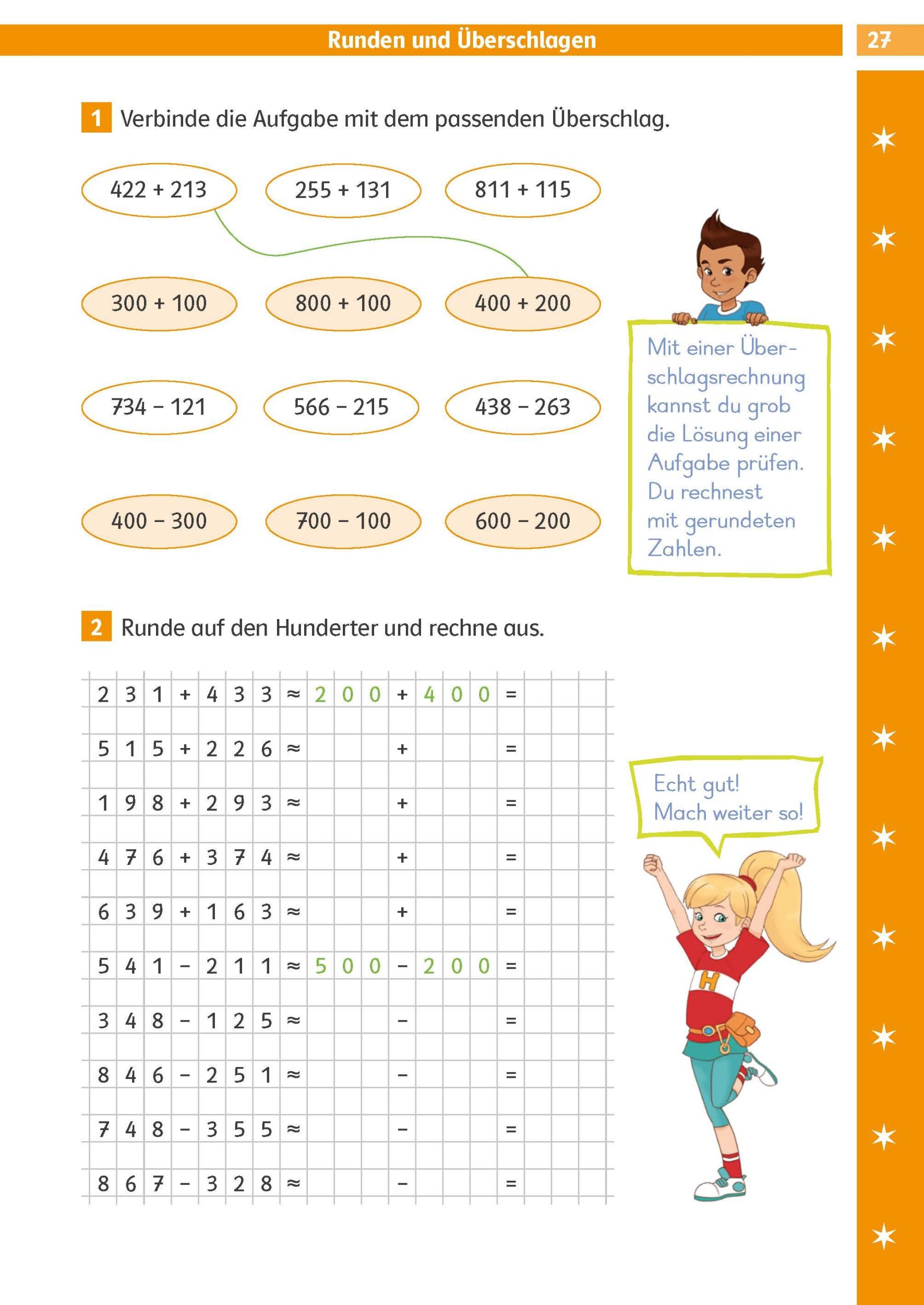 Bild: 9783129493847 | Klett Die Mathe-Helden Rechnen bis 1000 3. Klasse | Holger Geßner