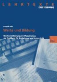 Cover: 9783810026118 | Werte und Bildung | Konrad Fees | Taschenbuch | Lehrtexte Erziehung