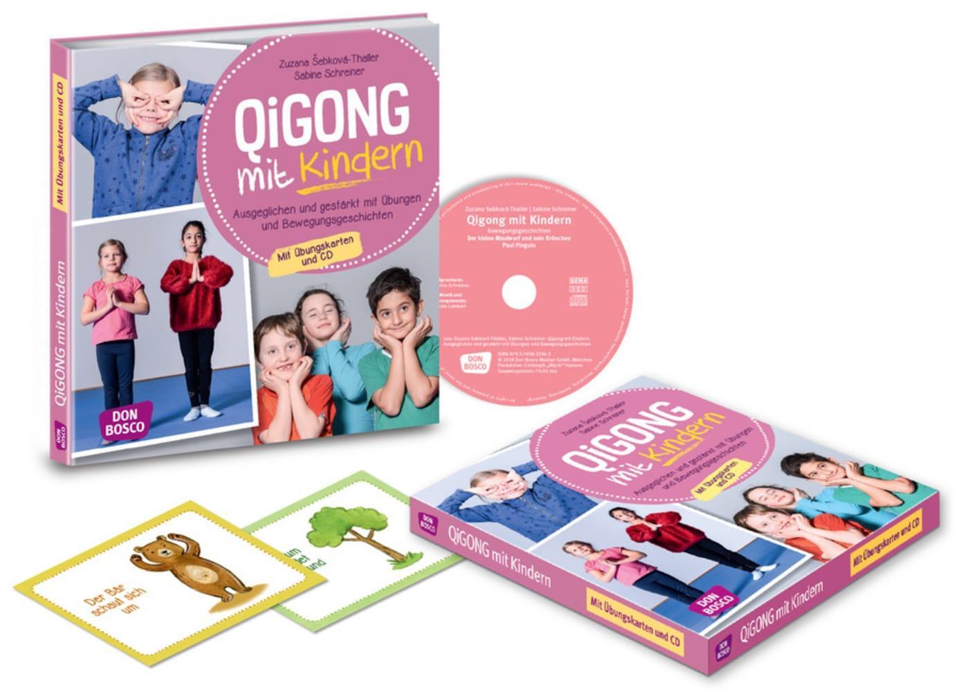 Cover: 9783769823943 | Qigong mit Kindern, m. Audio-CD | Sabine Schreiner (u. a.) | Buch