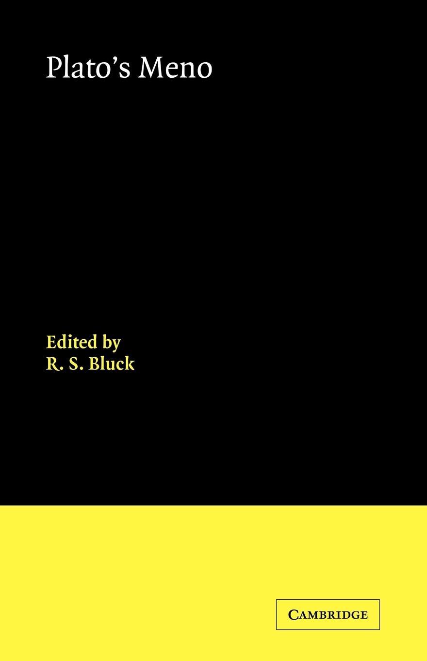 Cover: 9780521172288 | Plato's Meno | R. S. Bluck | Taschenbuch | Paperback | Englisch | 2010