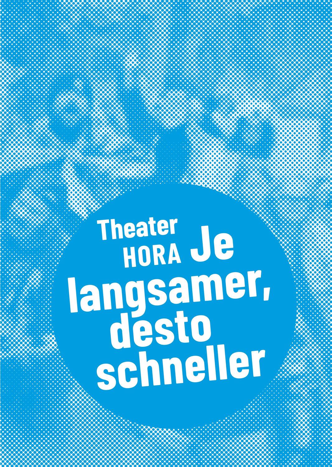 Cover: 9783895816055 | Theater HORA - Je langsamer, desto schneller | Marcel Bugiel | Buch