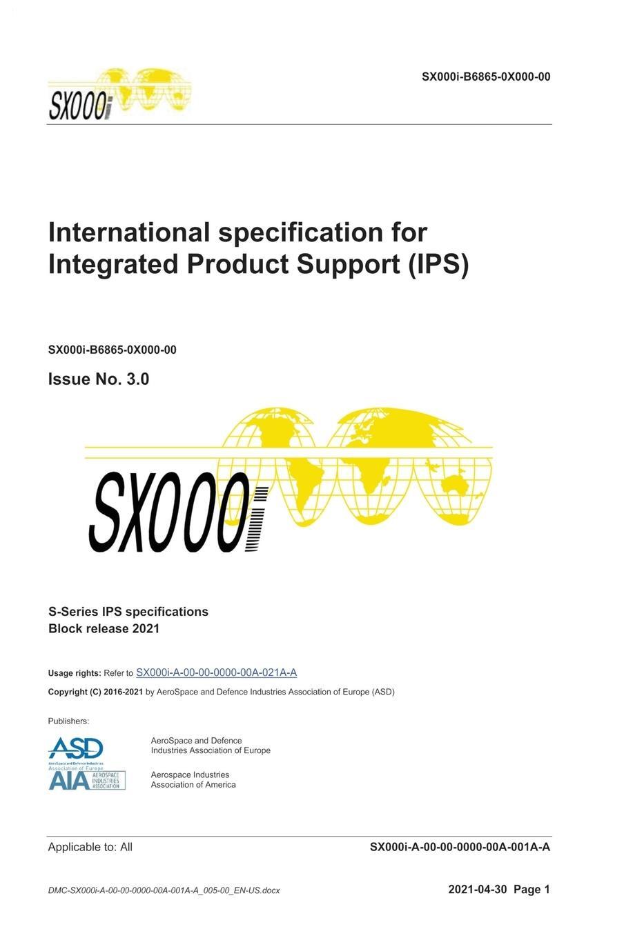 Cover: 9788419125194 | SX000i, International specification for Integrated Product Support...