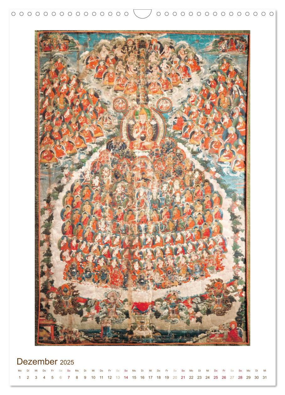 Bild: 9783457042335 | Mit Buddha durchs Jahr: historische Zeichnungen (Wandkalender 2025...