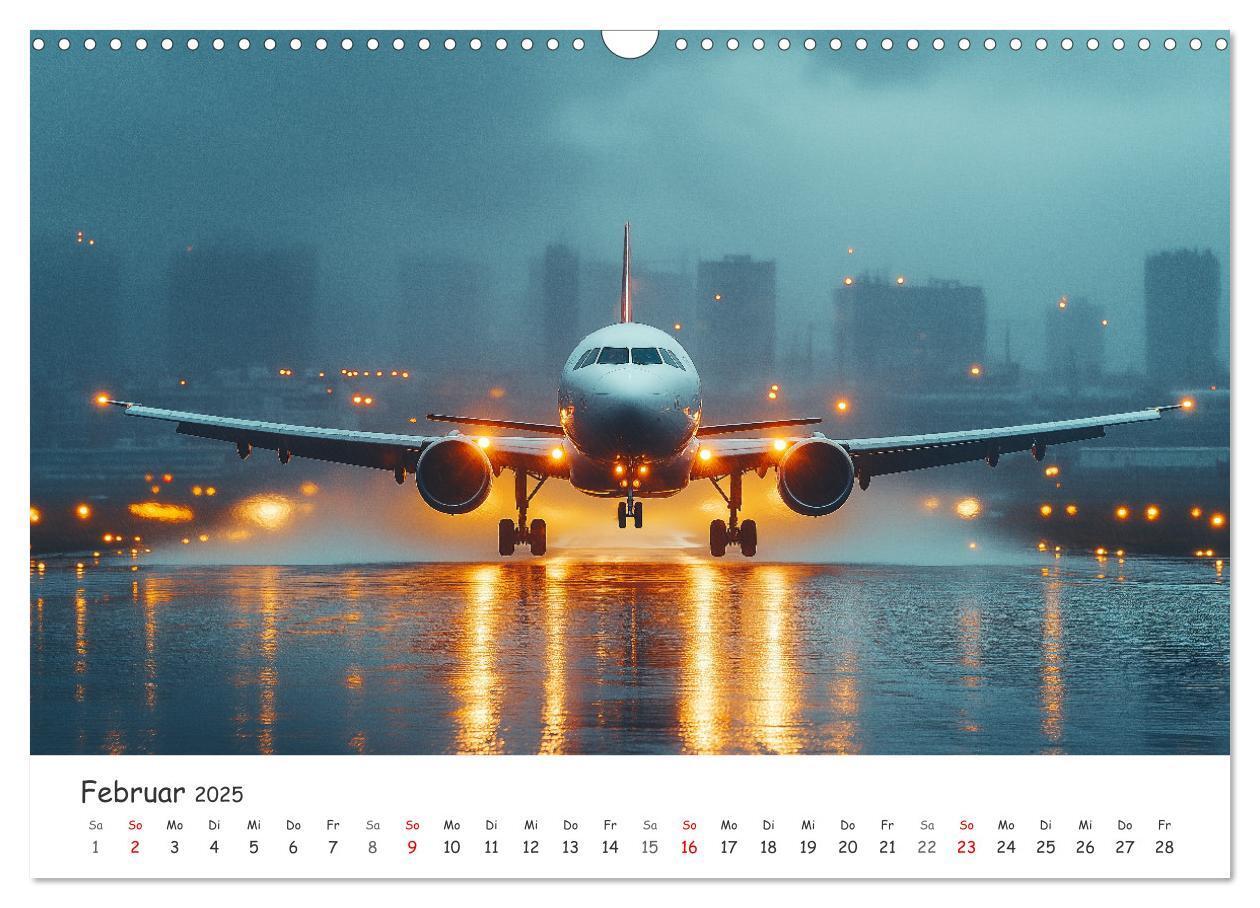 Bild: 9783457214053 | Flugzeugkalender - Die schönsten Passagiermaschinen (Wandkalender...