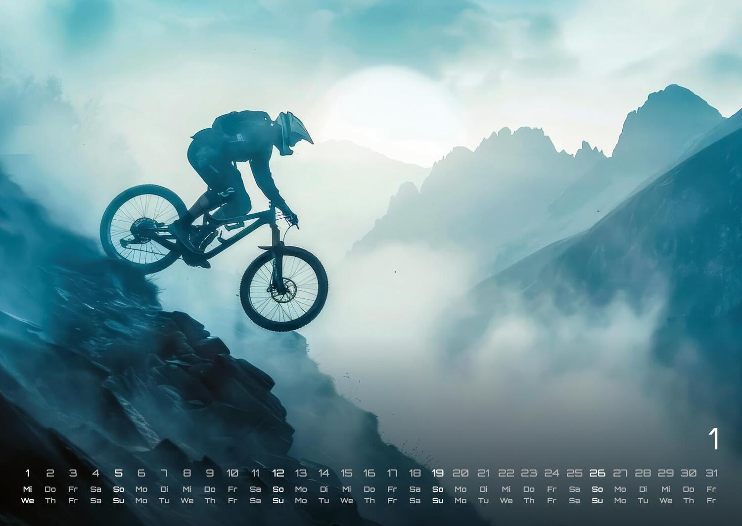 Bild: 9783986734121 | MTB Mountainbike - 2025 - Kalender DIN A2 | GP-Fever. de | Kalender