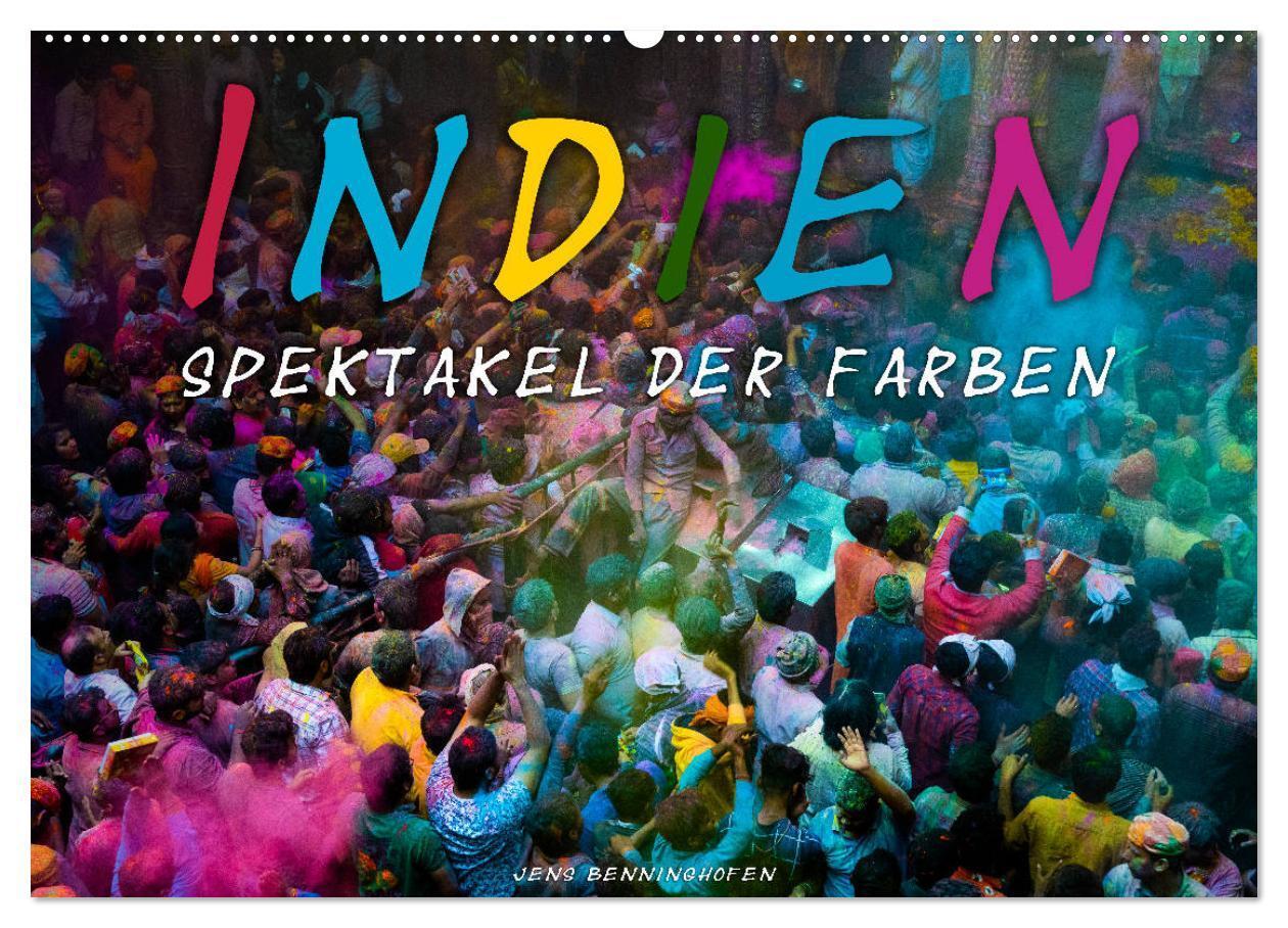 Cover: 9783675559325 | Indien - Spektakel der Farben (Wandkalender 2024 DIN A2 quer),...
